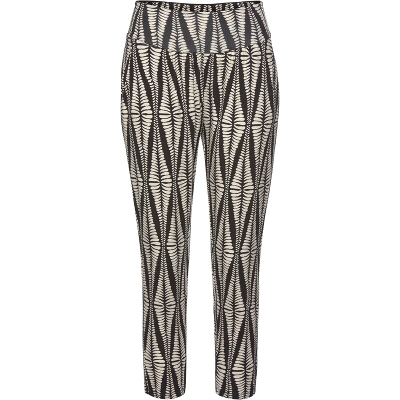LASCANA Nohavice Grafik béžová / čierna 54330304