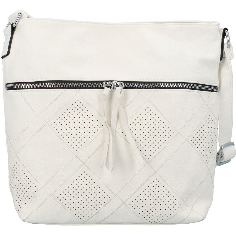Dámska crossbody kabelka biela - Firenze Briar biela 50428204