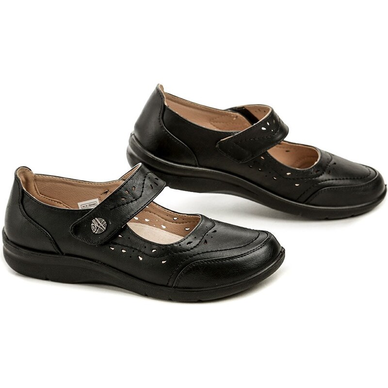 Wojtylko 7B24366C čierne dámske letné topánky