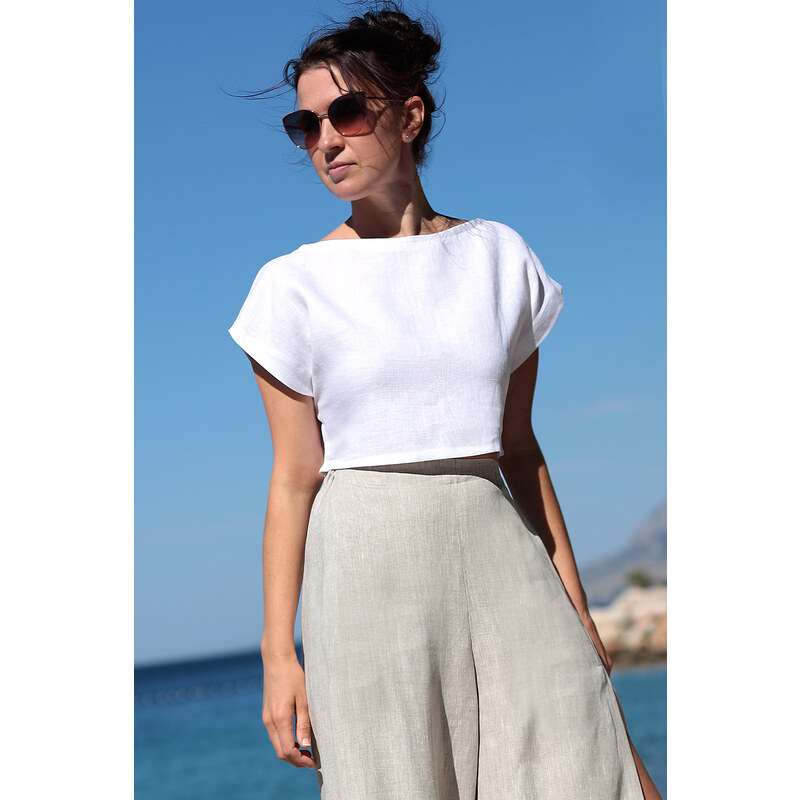 Autorské triko Lotika zo 100% lanu 50383487