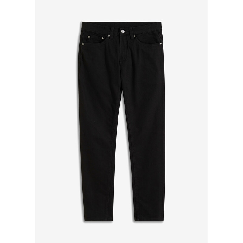 bonprix Strečové džínsy, farba čierna, rozm. 54