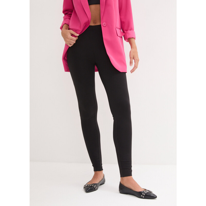 bonprix Dlhé legíny (2 ks v balení), farba čierna 44735621