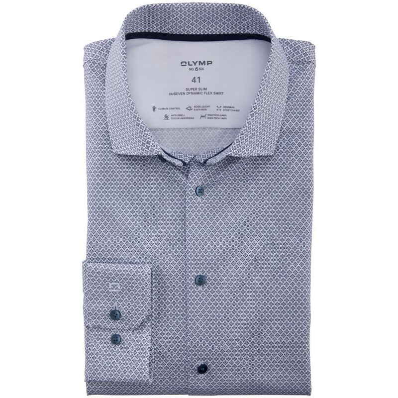 Pánska funkčná Flex jersey košeľa OLYMP super slim 50383637