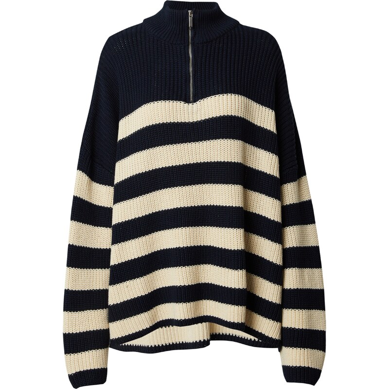 LeGer by Lena Gercke Sveter Emma krémová / tmavomodrá 60133874