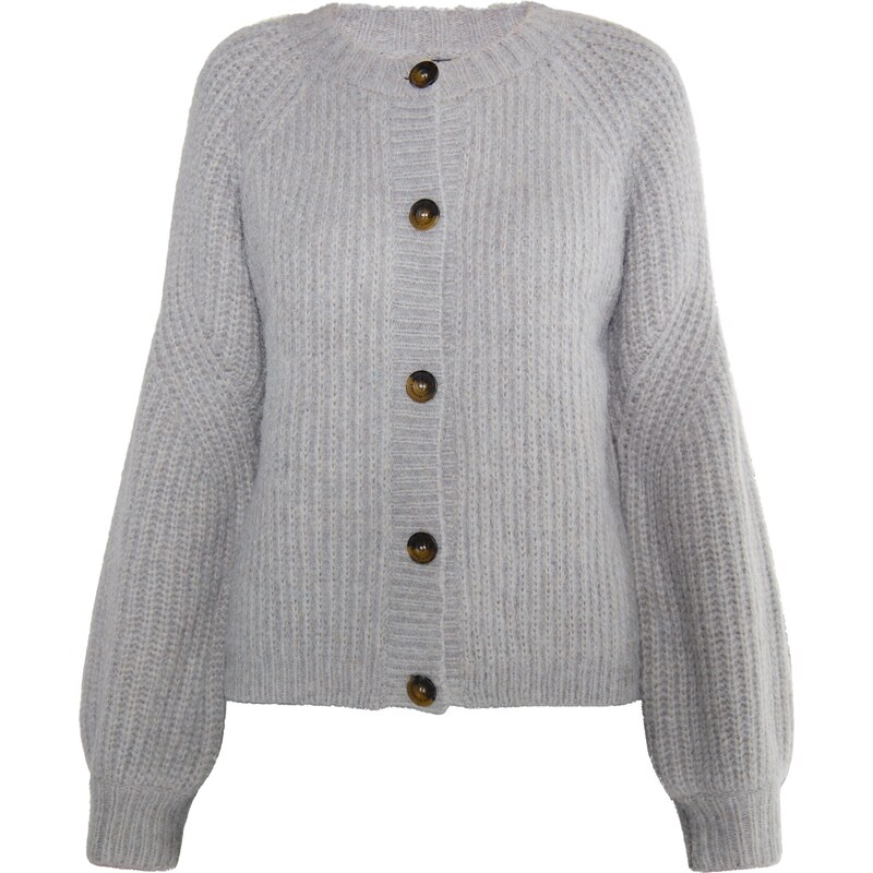 DreiMaster Vintage Kardigán hnedá / svetlosivá / čierna 54268204