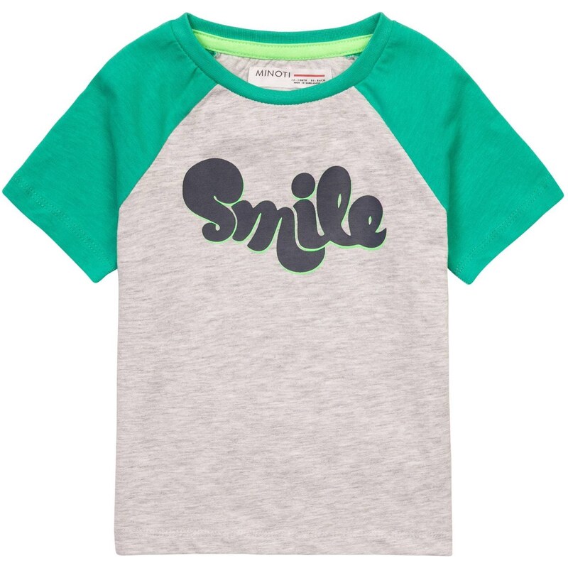 MINOTI Tričko sivá / zelená / čierna 54324180