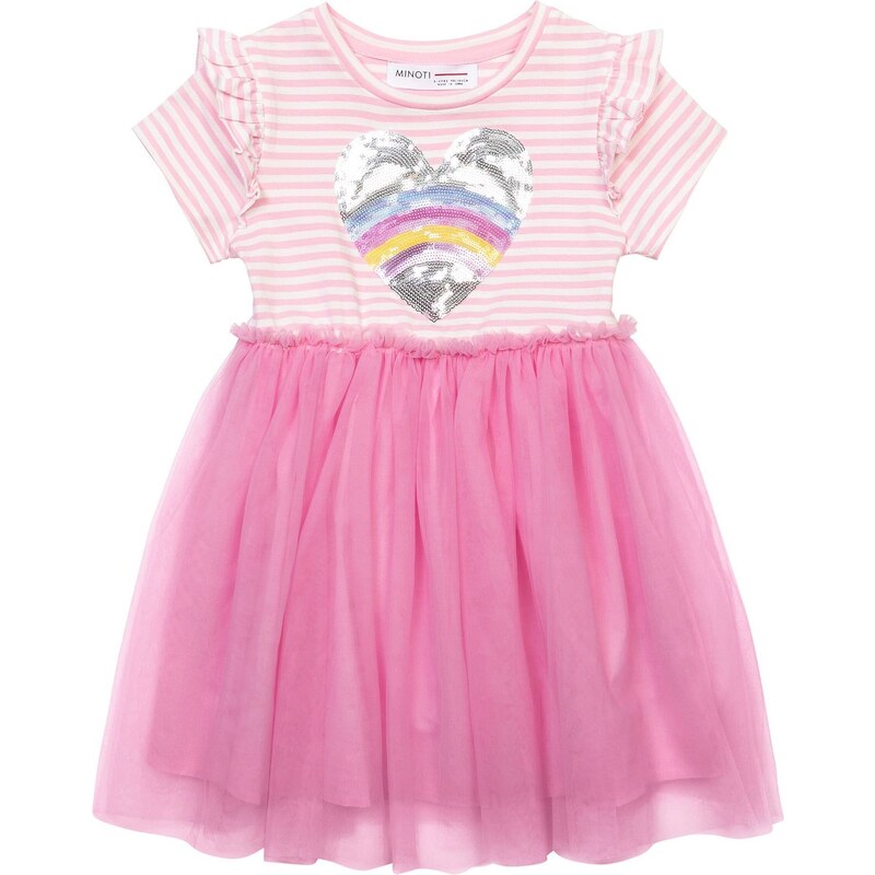 MINOTI Šaty zmiešané farby / svetloružová 54324223