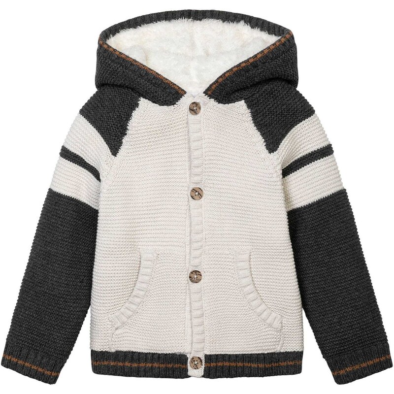 MINOTI Sveter sivá / biela 54324401