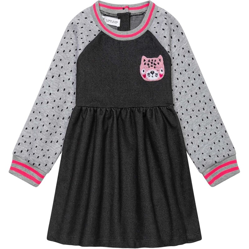 MINOTI Šaty sivá / ružová / biela 54324463