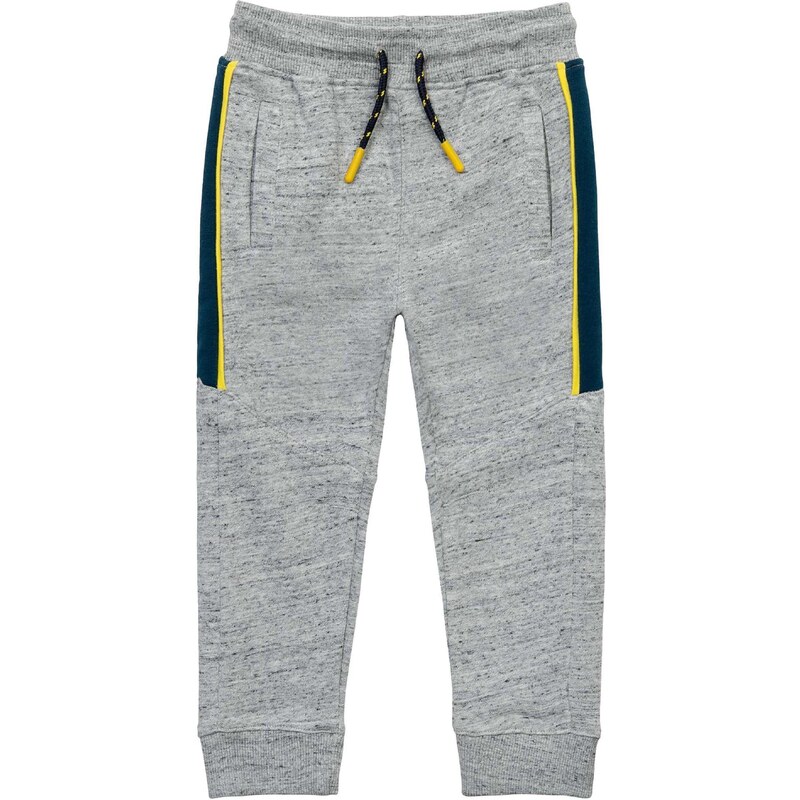 MINOTI Nohavice neónovo žltá / svetlosivá / čierna 54324675