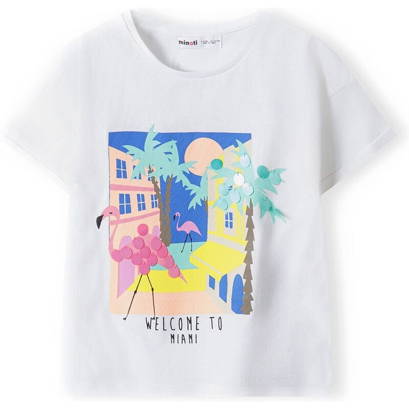 MINOTI Tričko zmiešané farby / biela 54324687