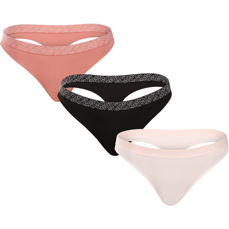 3PACK dámske tangá Tommy Hilfiger viacfarebná (UW0UW05185 0VT) 50406823