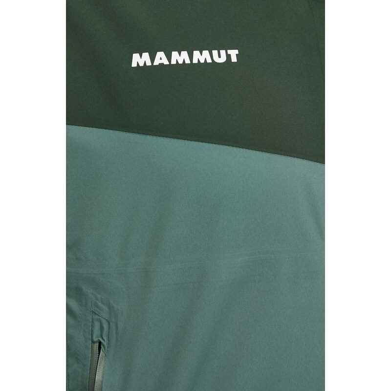 Turistická bunda Mammut Convey Tour HS zelená farba, gore-tex