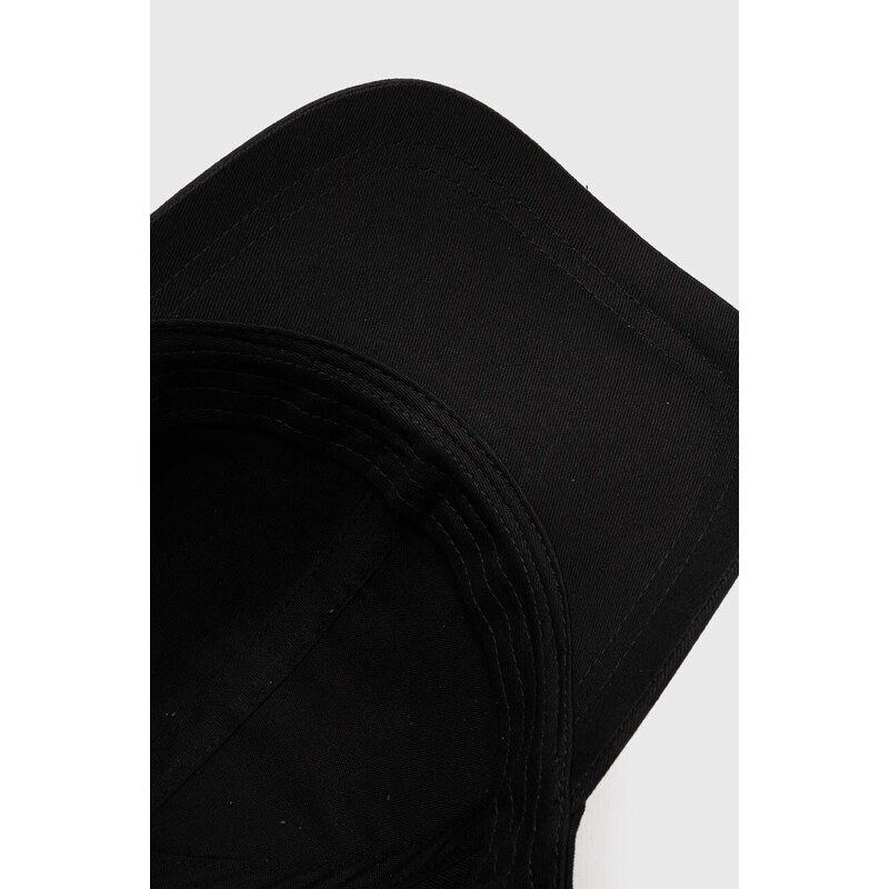 Bavlnená šiltovka Emporio Armani Underwear čierna farba, s nášivkou