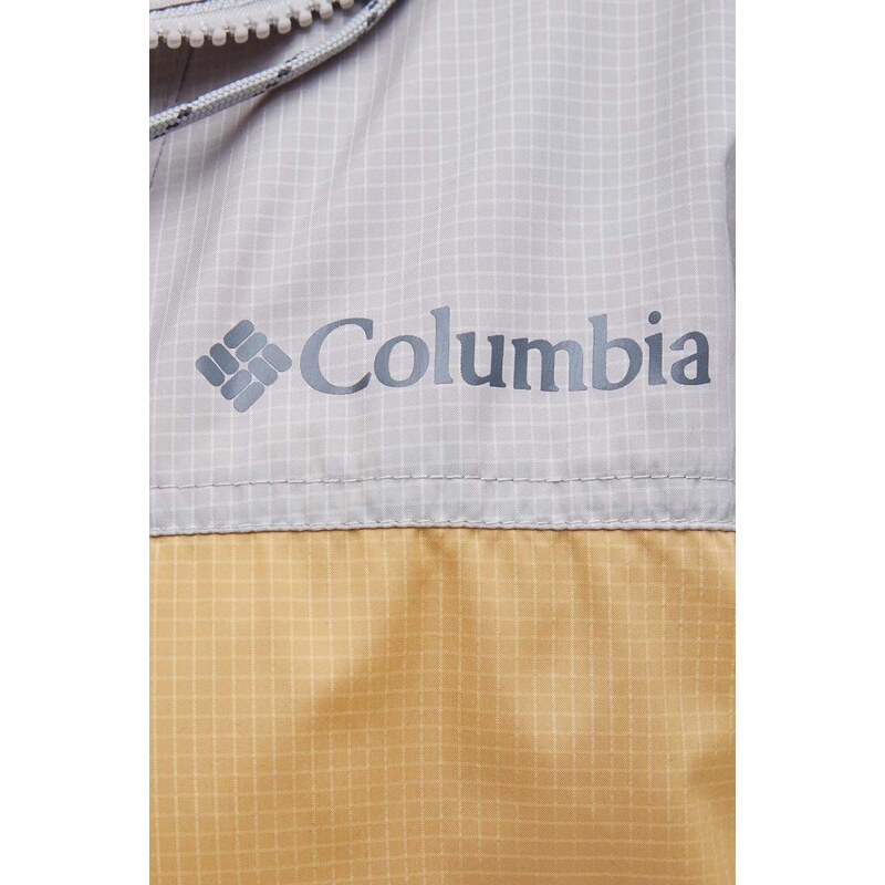 Bunda Columbia Trail Traveler pánska, žltá farba, prechodná, 2036873