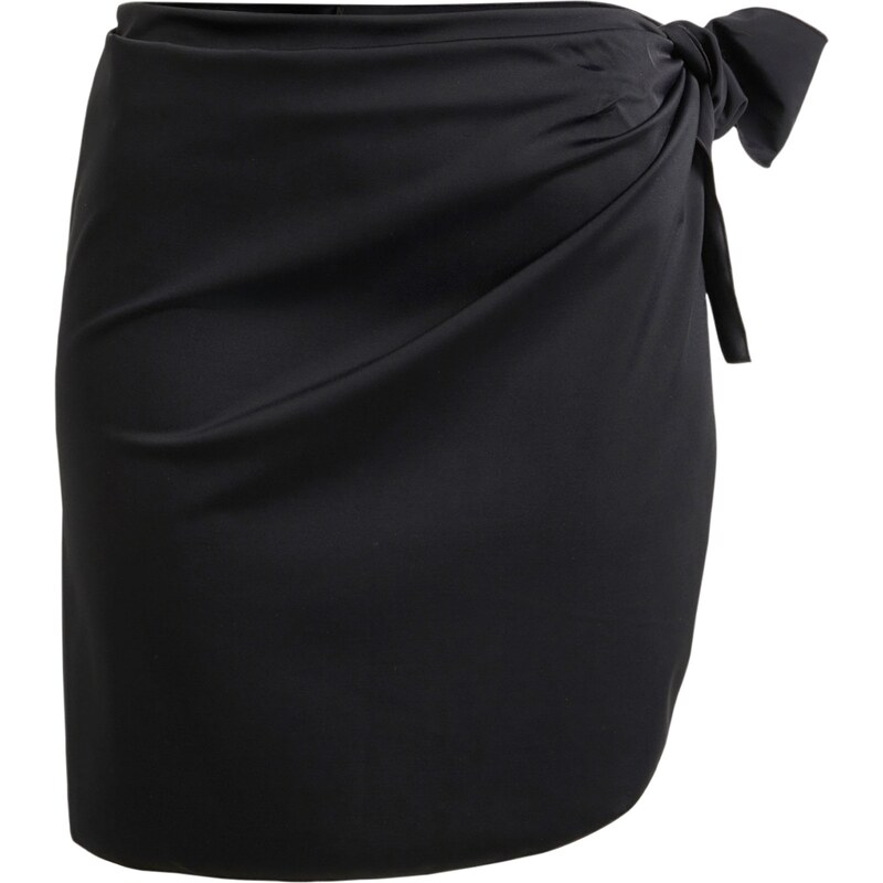 bonprix Kúpacia sukňa z recyklovaného polyamidu, farba čierna