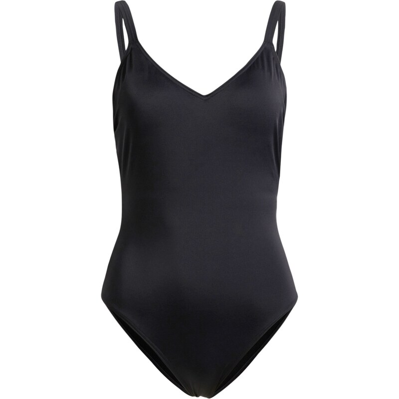 bonprix Jednodielne plavky, recyklovaný polyamid, farba čierna