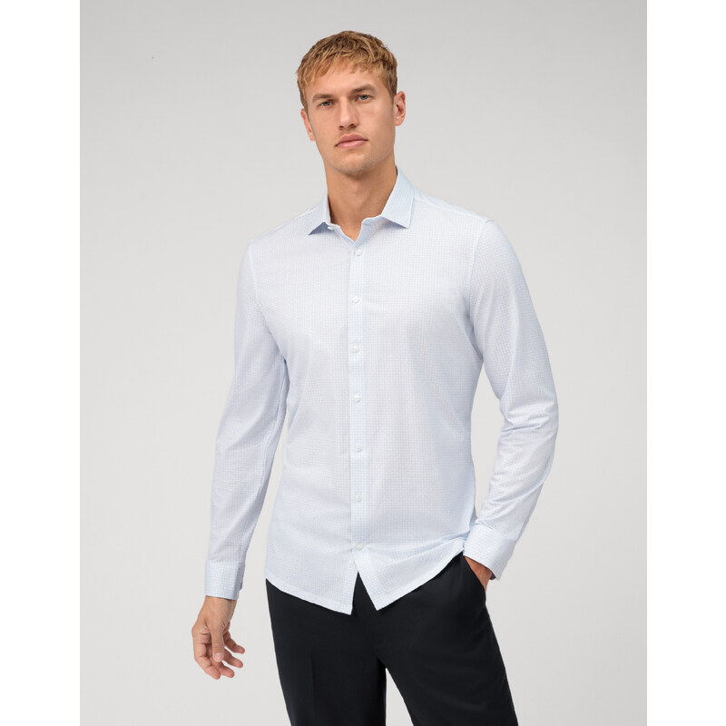 Olymp Pánska Flex jersey košeľa super slim 50408069