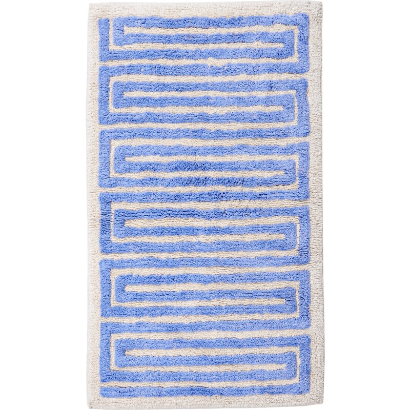 bonprix Kúpeľňová predložka v sviežich farbách, farba modrá, rozm. predložka pred visiace WC 45/50 cm