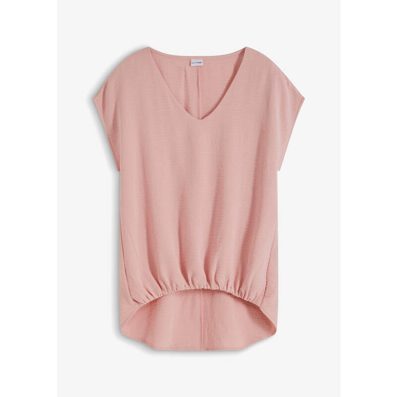 bonprix Top, vzadu dlhší, farba ružová 50408352
