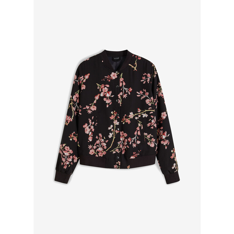 bonprix Bluzón, krátky, farba čierna 44741558