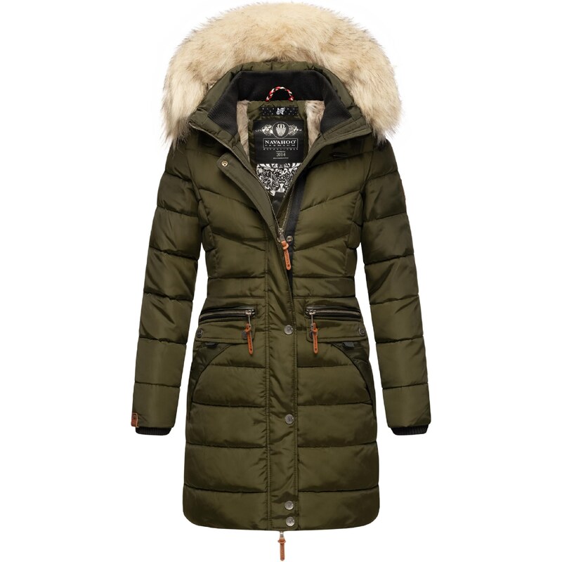 NAVAHOO Zimný kabát Paula olivová 54271192