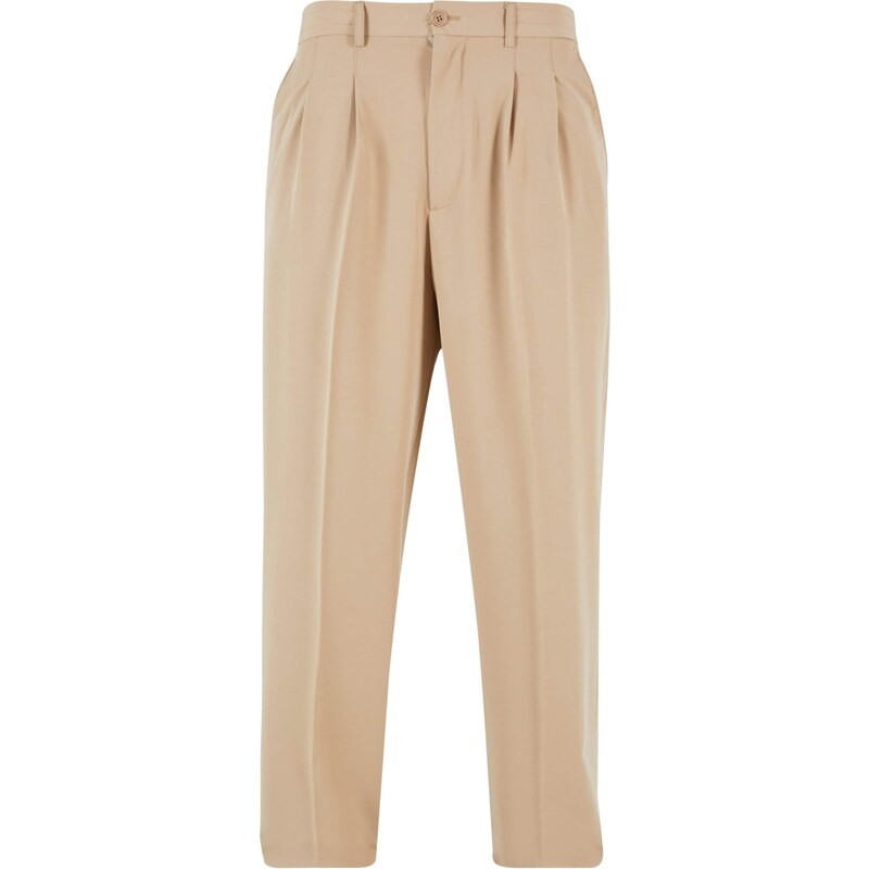 Urban Classics Plisované nohavice piesková 54280035