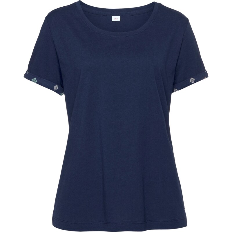 s.Oliver Tričko tmavomodrá / zmiešané farby 58519117