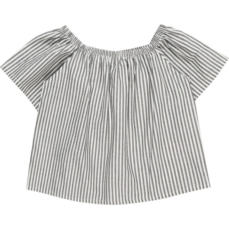 NAME IT Blúzka Deniza sivá / biela 52448477