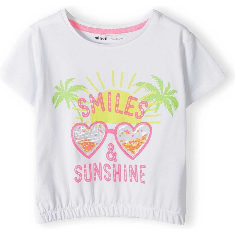 MINOTI Tričko zmiešané farby / biela 54324352