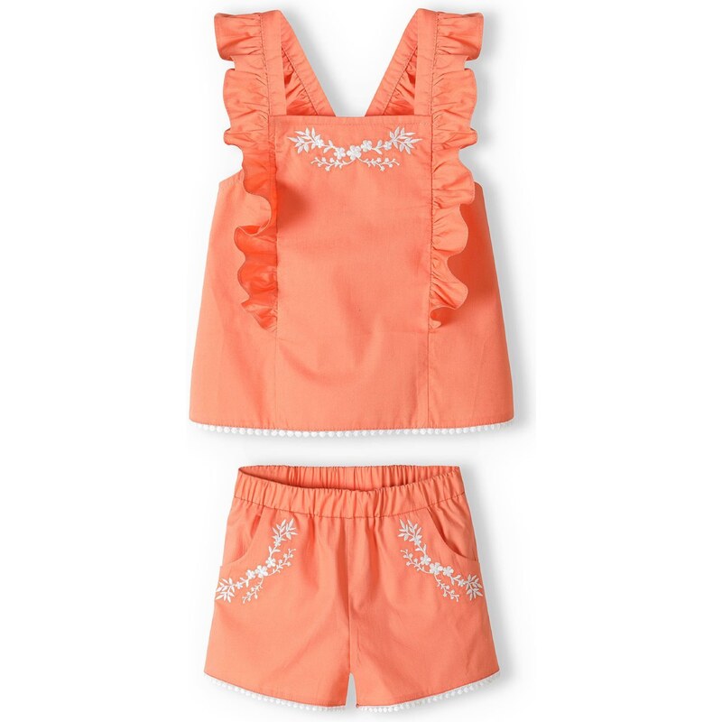 MINOTI Set oranžová / biela 54324238