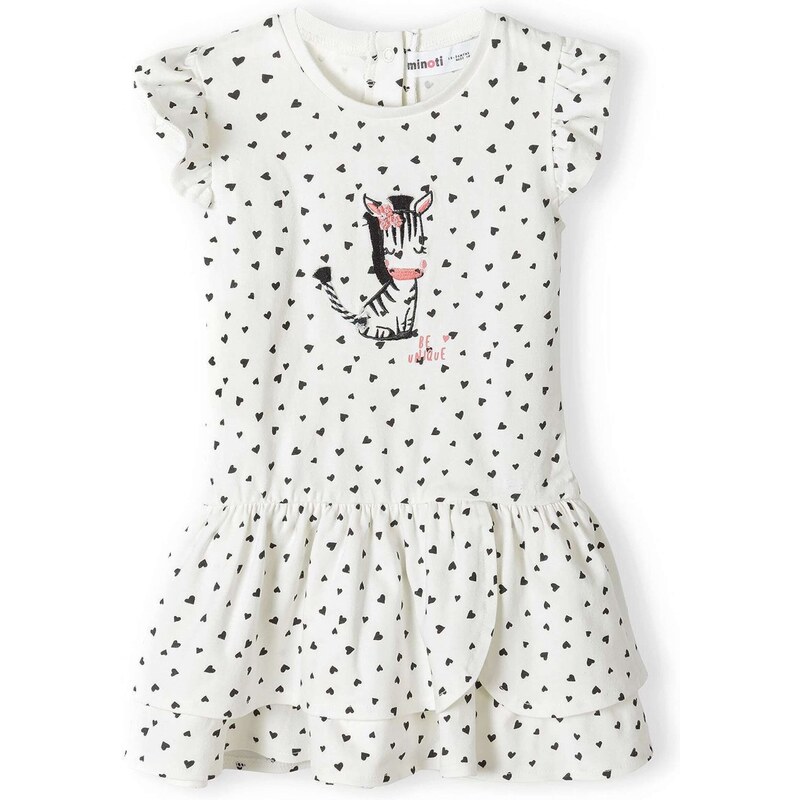 MINOTI Šaty koralová / čierna / biela 54324337