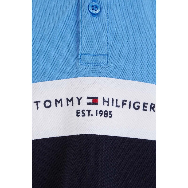 Detské polo tričko Tommy Hilfiger vzorovaný