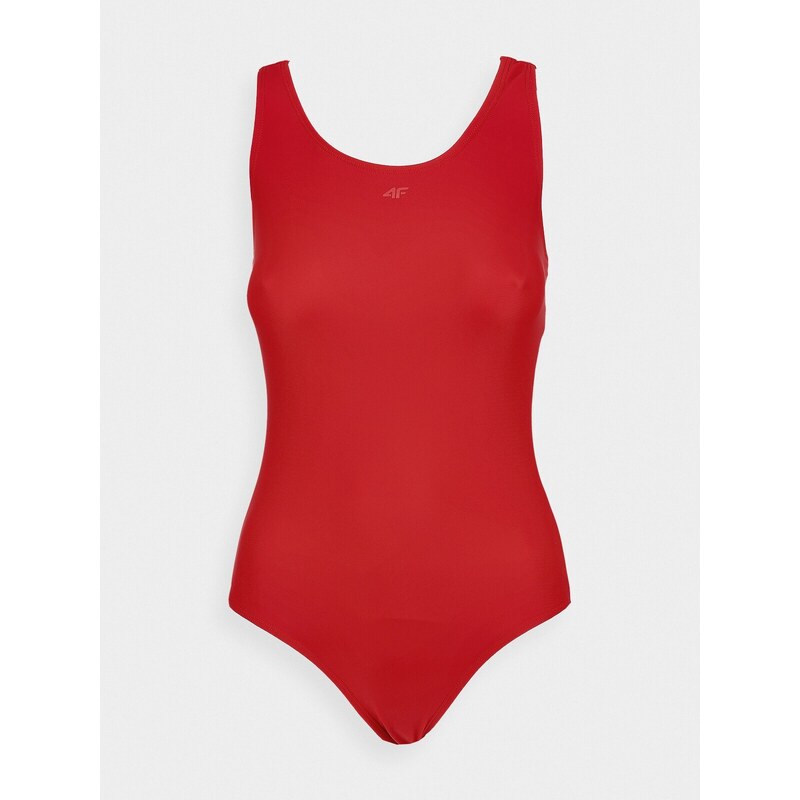 4F Dámske jednodielne plavky - červené