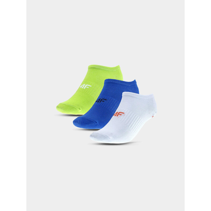 Boys Casual Ankle Socks (3Pack) 4F - Multicolor 50674691