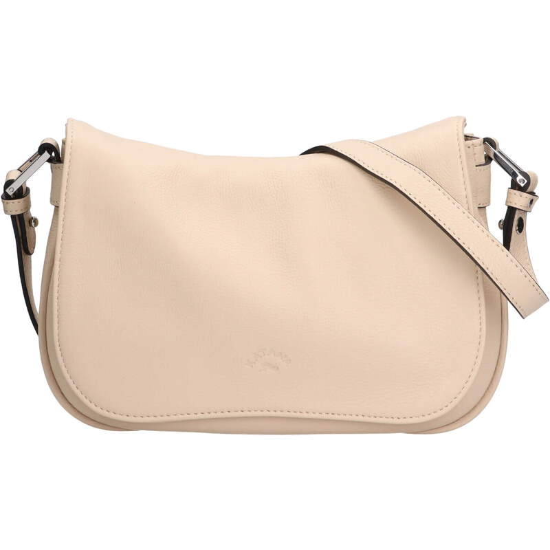 Kožená dámska crosbody kabelka Katana Morgan - béžová 50459663