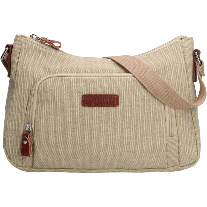 Dámska crosbody kabelka Katana Luiza - béžová 40954156