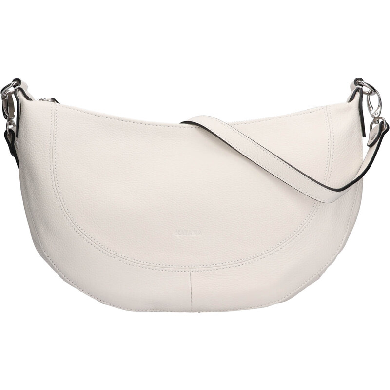 Dámska kožená kabelka cez rameno Katana Lilibet - biela 50459671
