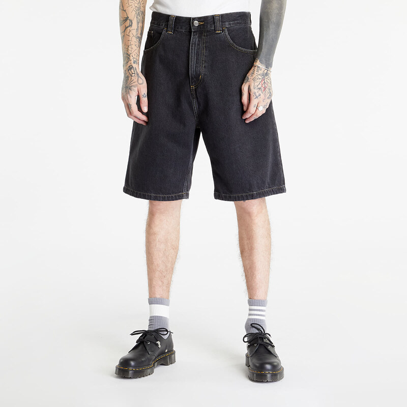 Šortky Carhartt WIP Brandon Short Black Stone Washed XS 58157537