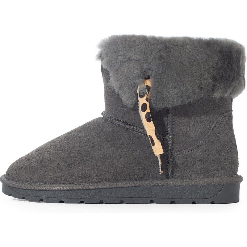 Gooce Nízke čižmy Githa tmavosivá 54265090