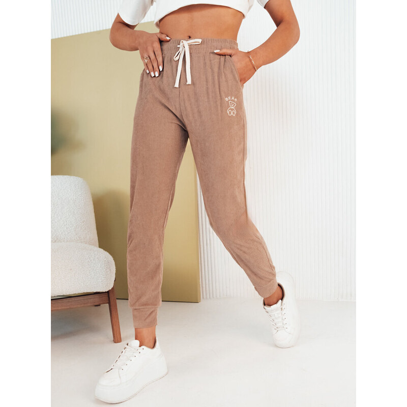 Dámske teplákové nohavice BEAR Farba camelová DSTREET 50659596