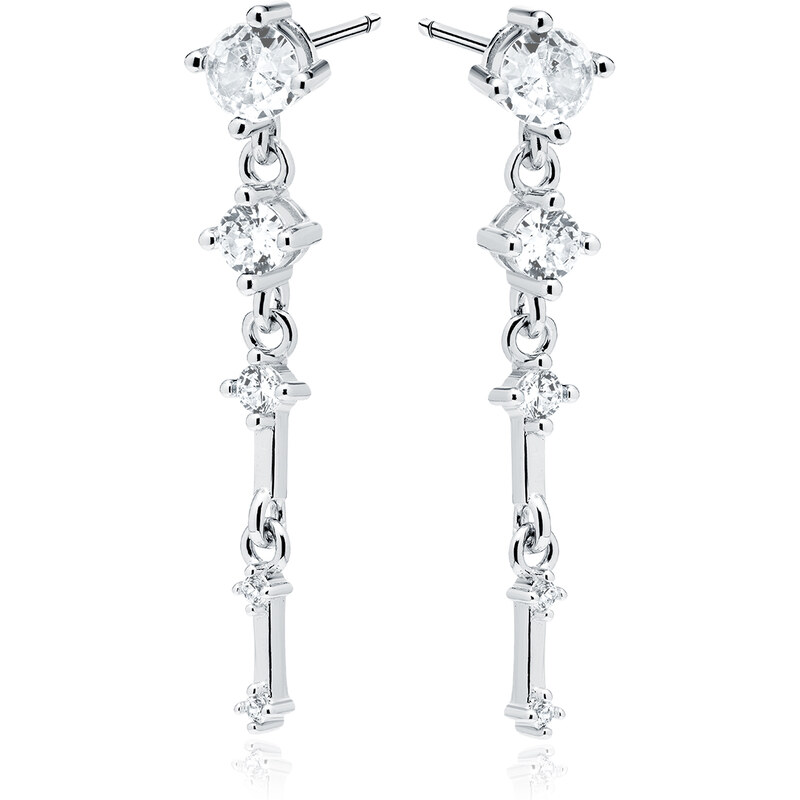 Olivie Strieborné visiace náušnice 8461 50867735