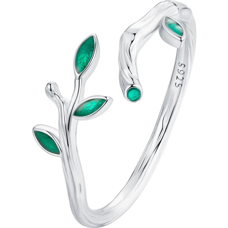 Olivie Strieborný prsteň VETVIČKA 8462 50867736
