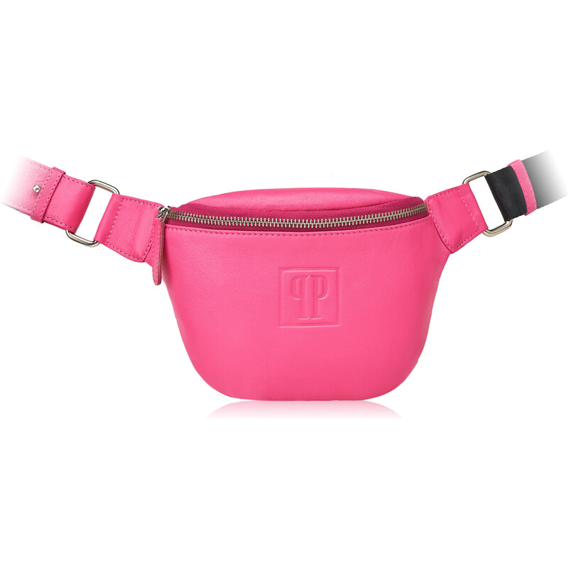 PAOLO PERUZZI Dámska kožená ľadvinka T-97-PI | ružová T-97-PI 50488654