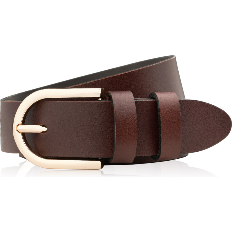 PAOLO PERUZZI Dámsky kožený opasok 110cm | hnedá PG-01-BRZ-110 50488681