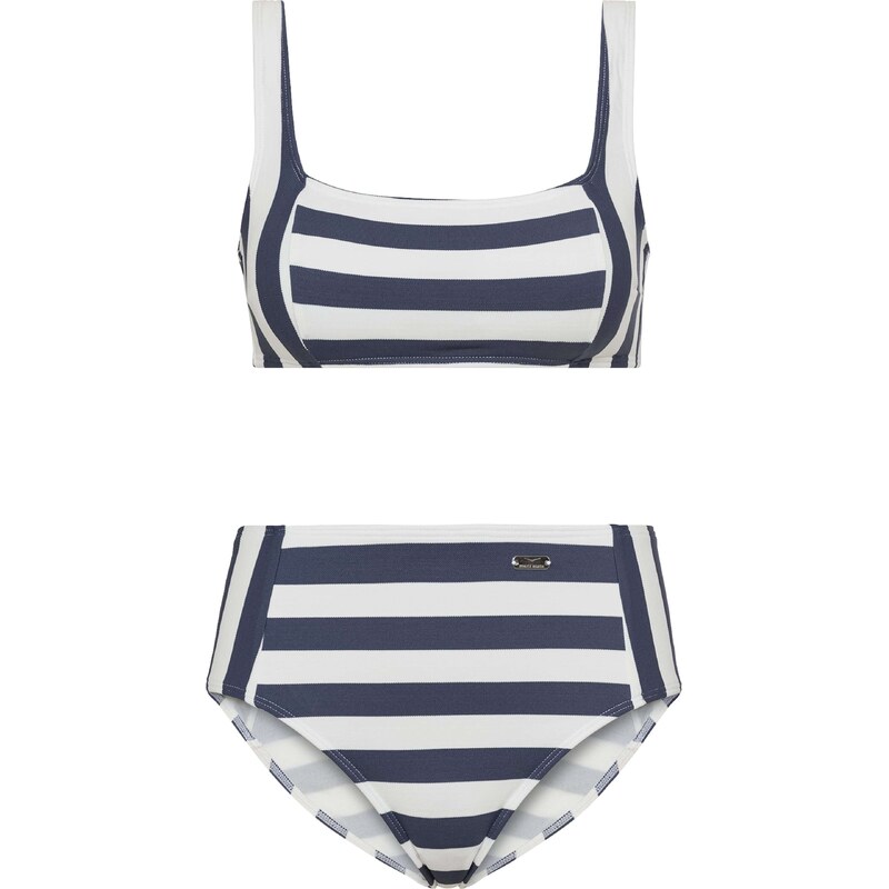 VENICE BEACH Bikiny námornícka modrá / biela 54250286