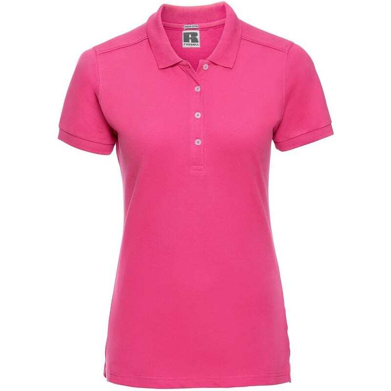 Modré dámske elastické polo tričko Russell 50511836