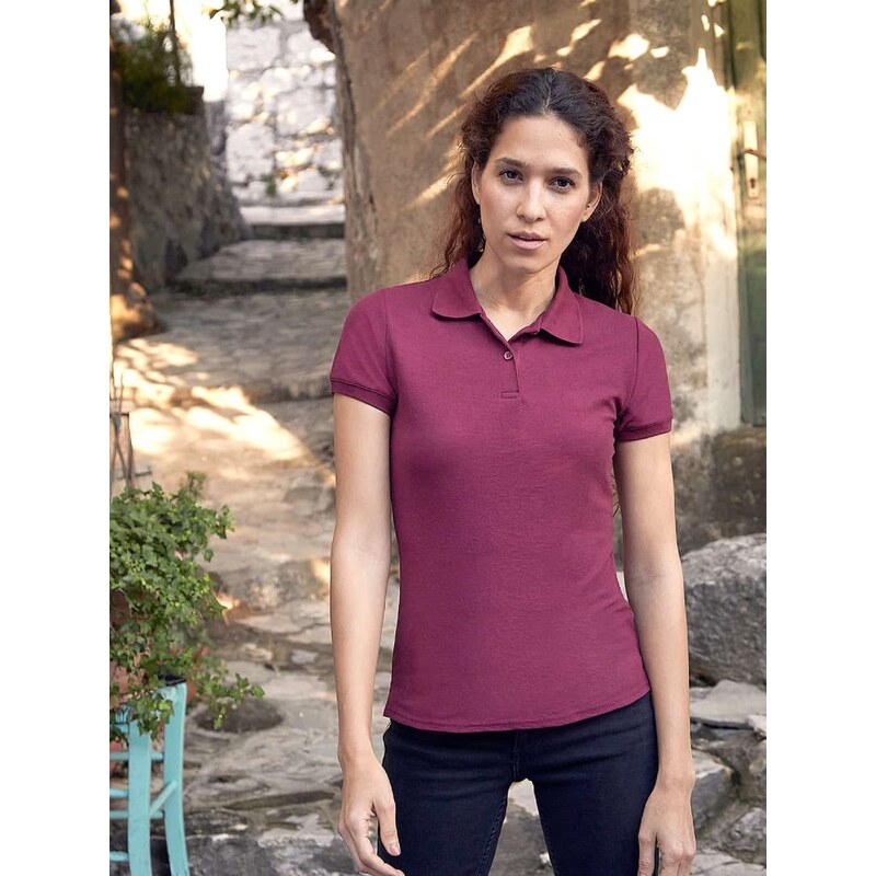 Burgundy Polo Fruit of the Loom 50521886