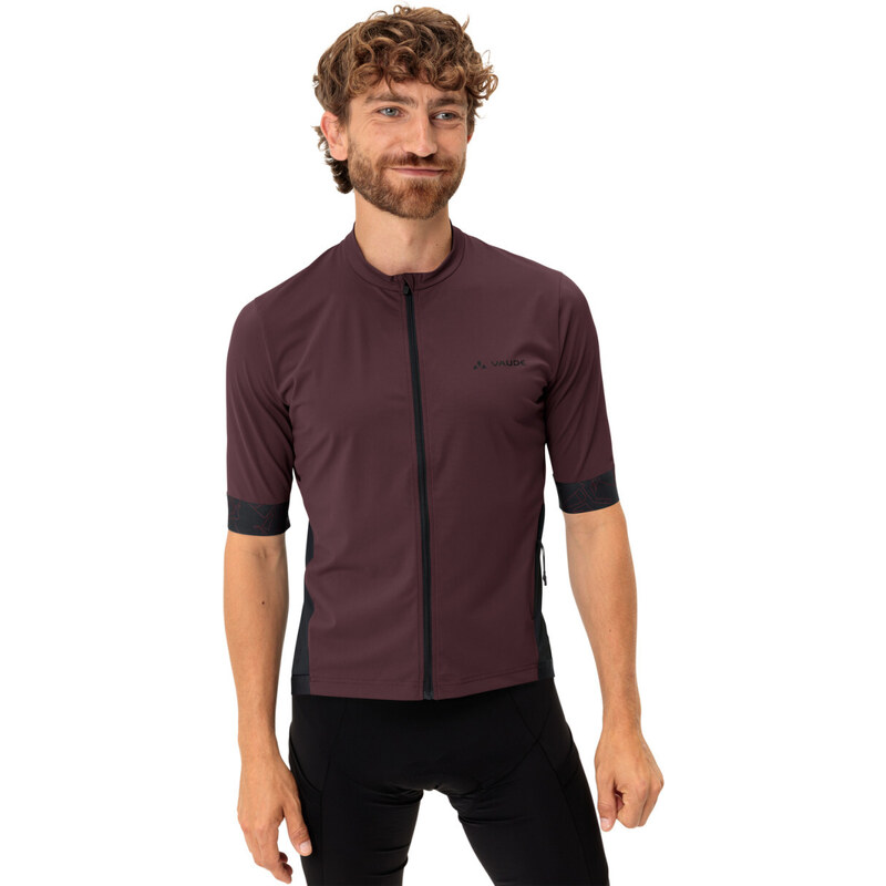 Vaude cyklistický dres Kuro FZ, dark oak, pánsky 50560163