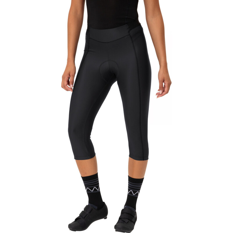Vaude Posta 3/4 cyklistické nohavice, čierne, dámske 50560360